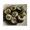 Green bean, carrot  & aburaage (seasoned tofu) sushi roll